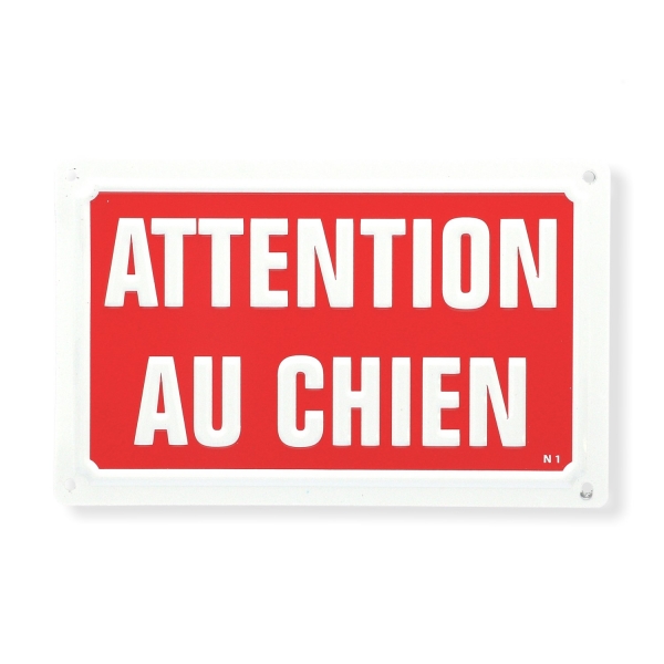 Attention au chien - 100 x 160mm - Kroma